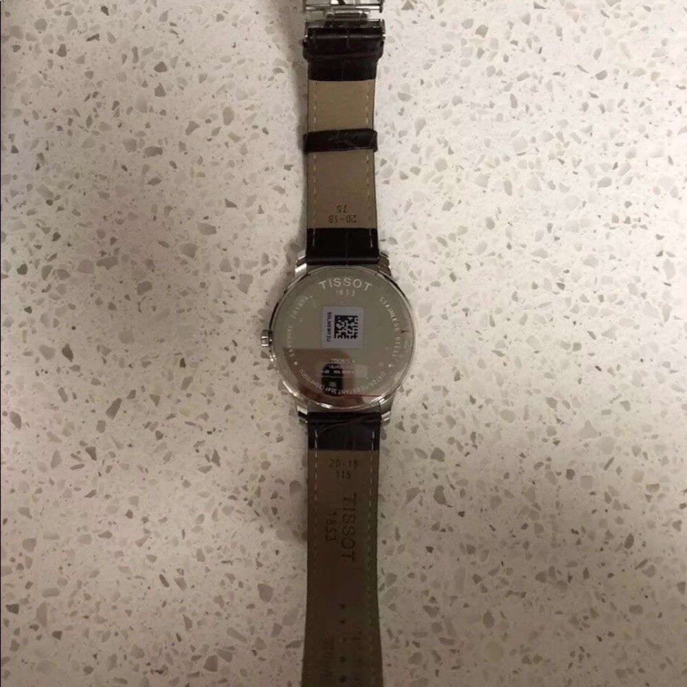 Tissot Tradition Silver Dial Brown Men's Watch - Picture 5 of 11